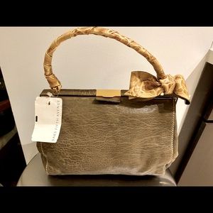 Miu Miu Lambskin bag with Mock-Croc printed handle